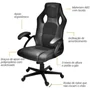 Cadeira Gamer Bright, até 120Kg, Reclinável, Preto