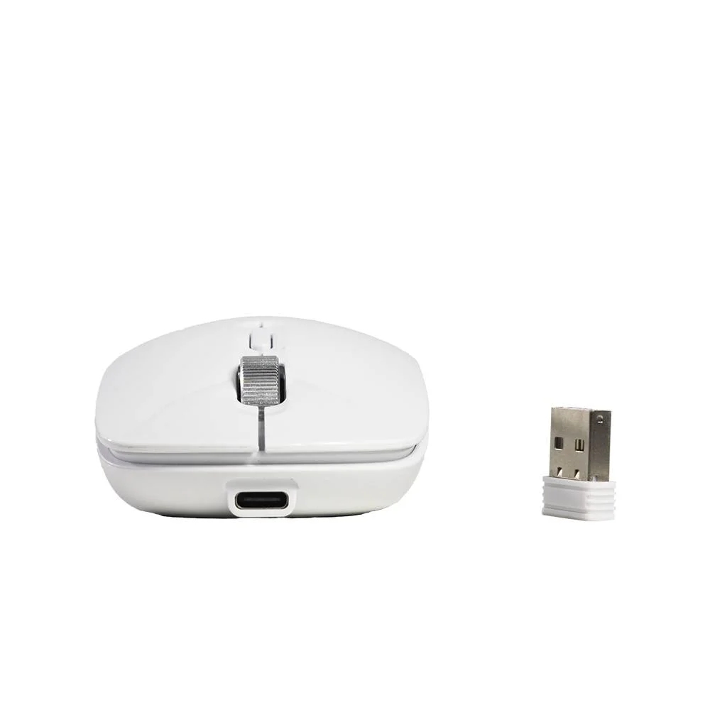 Imagem 3 de 5 do produto Mouse C3tech M-w80wh 4 Botões Wireless 1600dpi Branco