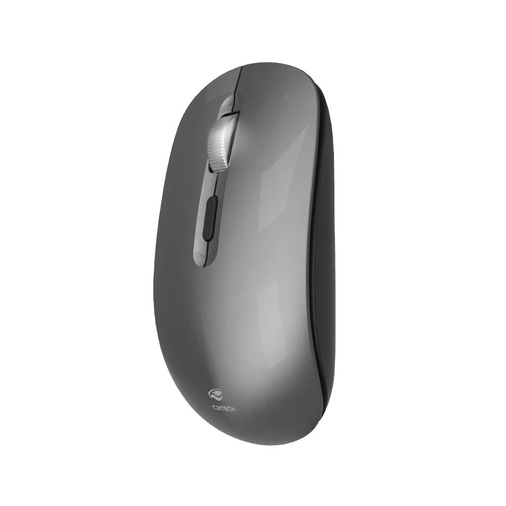 Imagem 2 de 5 do produto Mouse C3tech M-w80gy 4 Botões Wireless 1600dpi Cinza