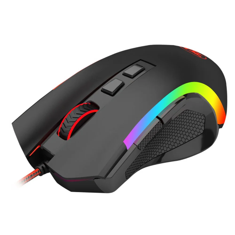 Imagem 3 de 3 do produto Mouse Gaming Redragon Griffin M607, Com Fio, 7200DPI Ajustável, 6 Botões, RGB, Preto