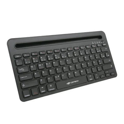 Teclado C3tech Multi-device Rc/bt K-bt100bk S/fio Teclas Baixas - Preto