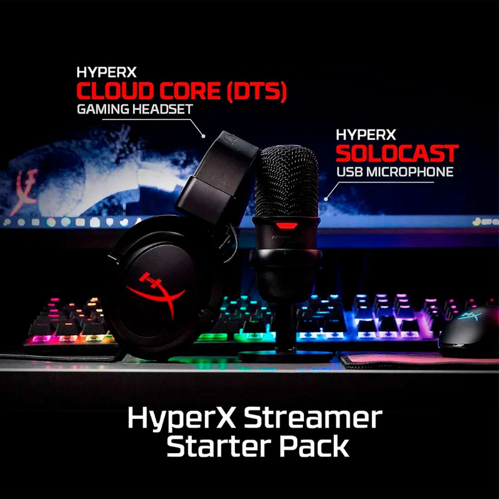 Imagem 2 de 5 do produto Kit Gamer Hyperx, Streamer Starter Pack