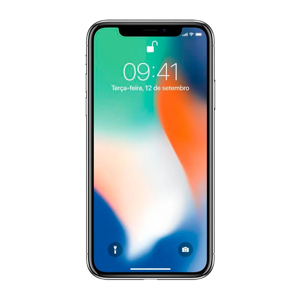 美品 iPhoneX 64G Usado: Iphone X 64GB Prateado Muito Bom KaBuM