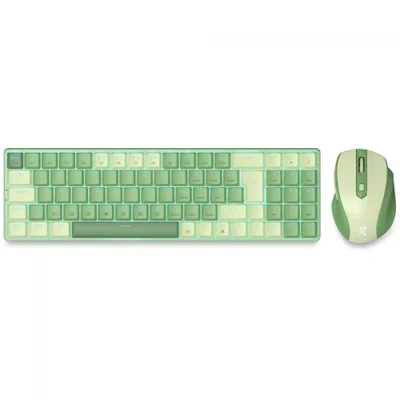 Kit Teclado E Mouse Gamer Redragon Mecânico Usb Bs-8772 - Verde