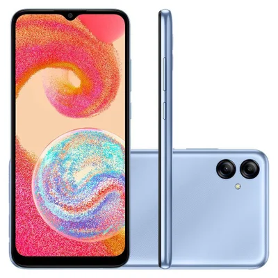Usado: Samsung Galaxy A04e, 64GB, Azul - Bom