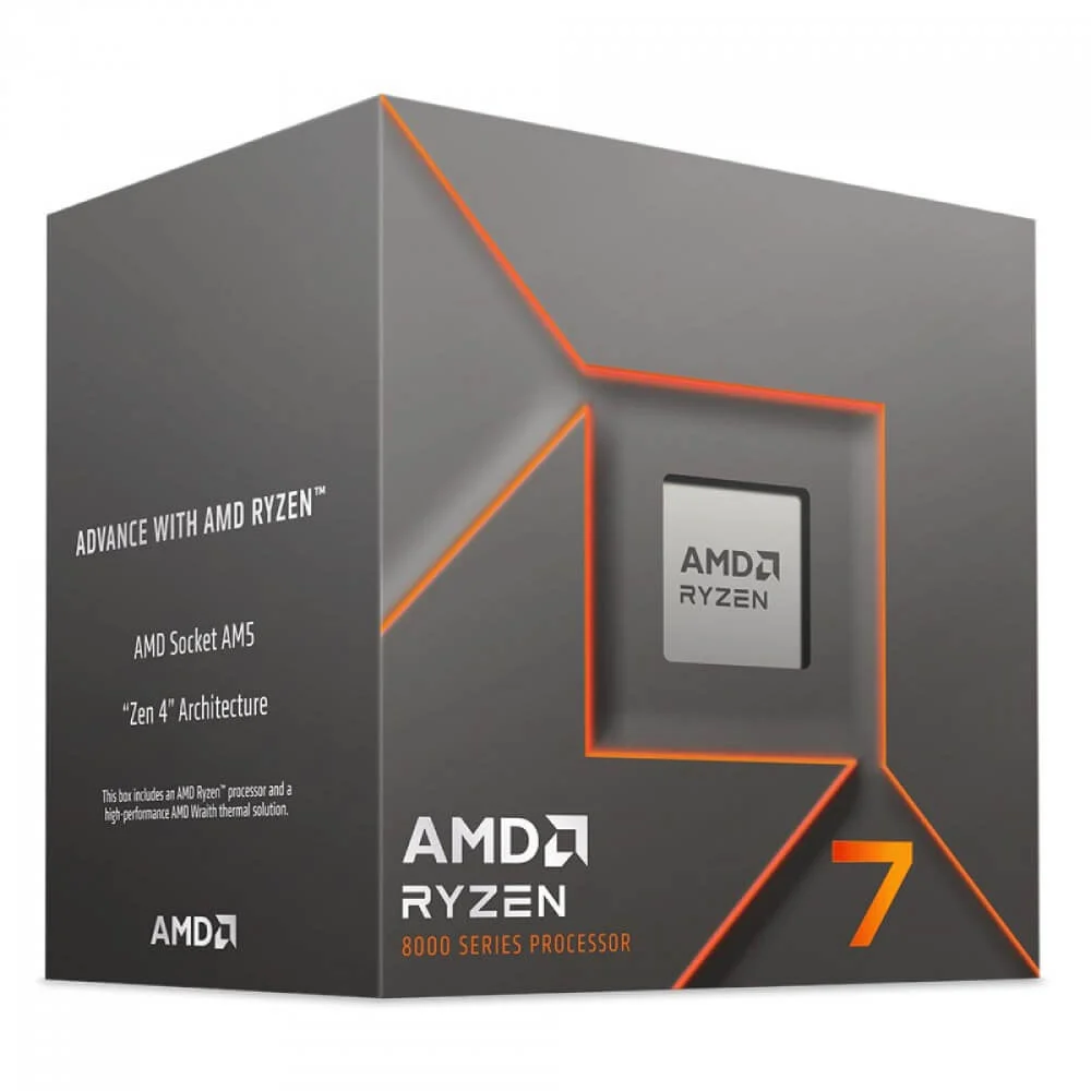 Imagem 4 de 5 do produto Processador AMD Ryzen 7 8700f Am5 4.1ghz, 5.0ghz Max, 8 Cores, 16 Threads 24mb, Cache Cooler Wraith Stealth