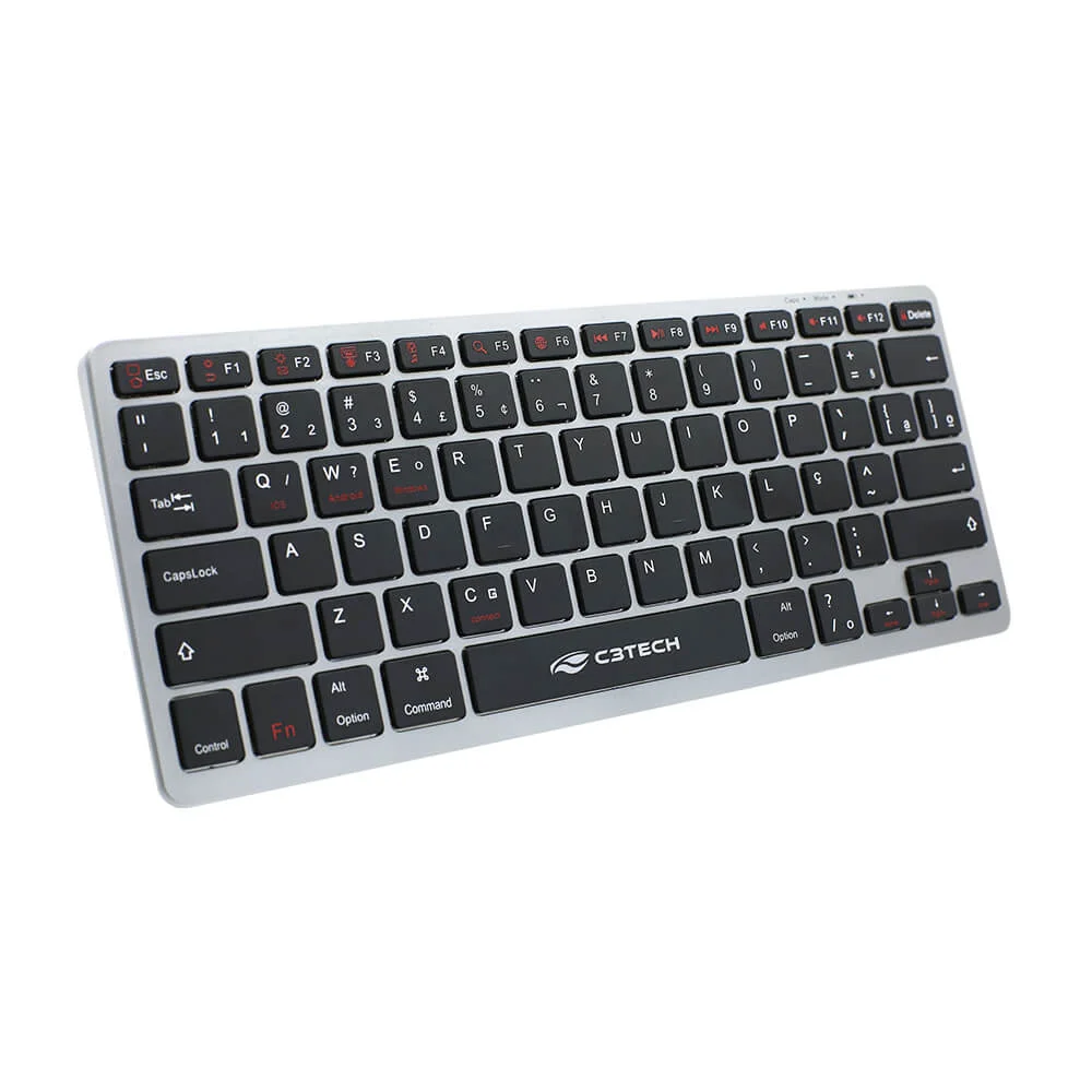 Imagem 5 de 5 do produto Teclado C3tech Bluetooth Recarregável - K-Bt50bk