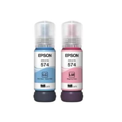 Kit Com 2 Refil L8050 L18050 T574 Ciano Light Magenta Light