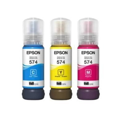 Kit Com 3 Refil L8050 L18050 T574 C M  Y