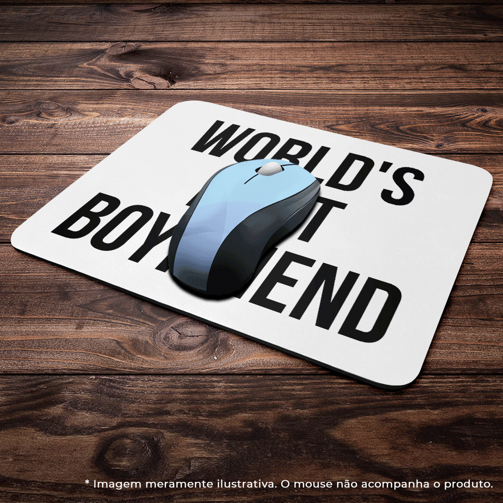Imagem 3 de 3 do produto Mouse Pad Geek - World's Best Boyfriend - The Office