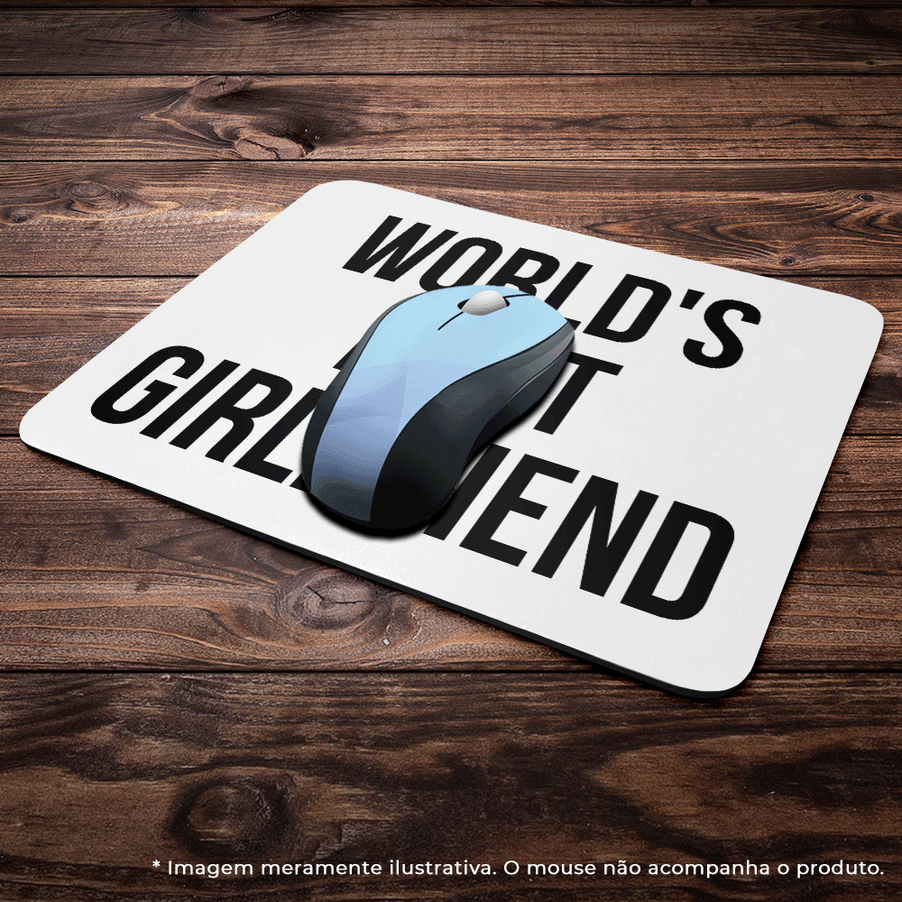 Imagem 3 de 3 do produto Mouse Pad Geek - World's Best Girlfriend - The Office