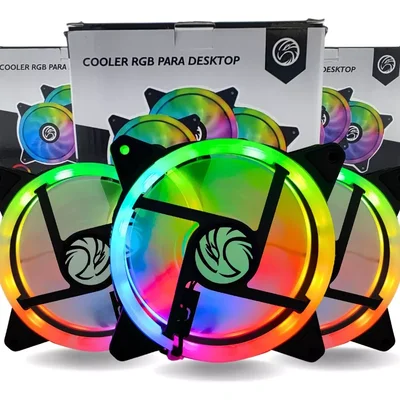 Air Cooler Gamer Brazilpc, 120mm, 150w, LED RGB, Compatível Com Intel E Amd - Cl-sa01