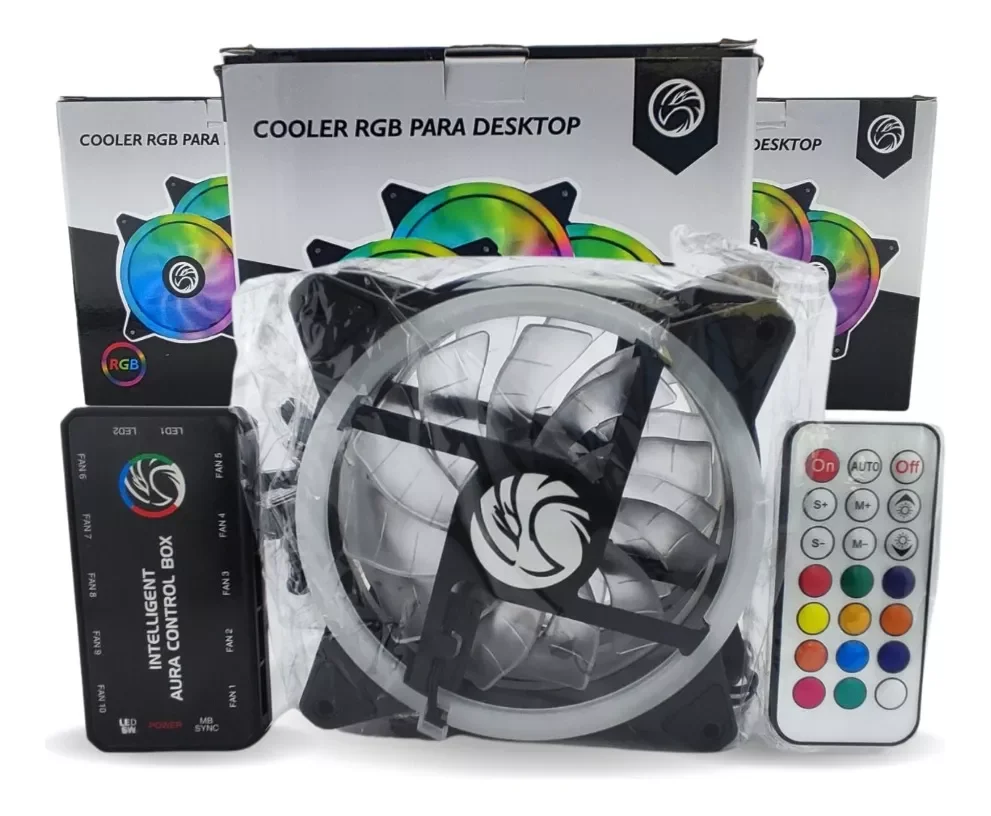 Air Cooler Gamer Brazilpc, 120mm, 150w, LED RGB, Compatível Com Intel E Amd - Cl-sa01 Air Cooler Gamer Brazilpc, 120mm, 150w, LED RGB, Compatível Com Intel E Amd - Cl-sa01