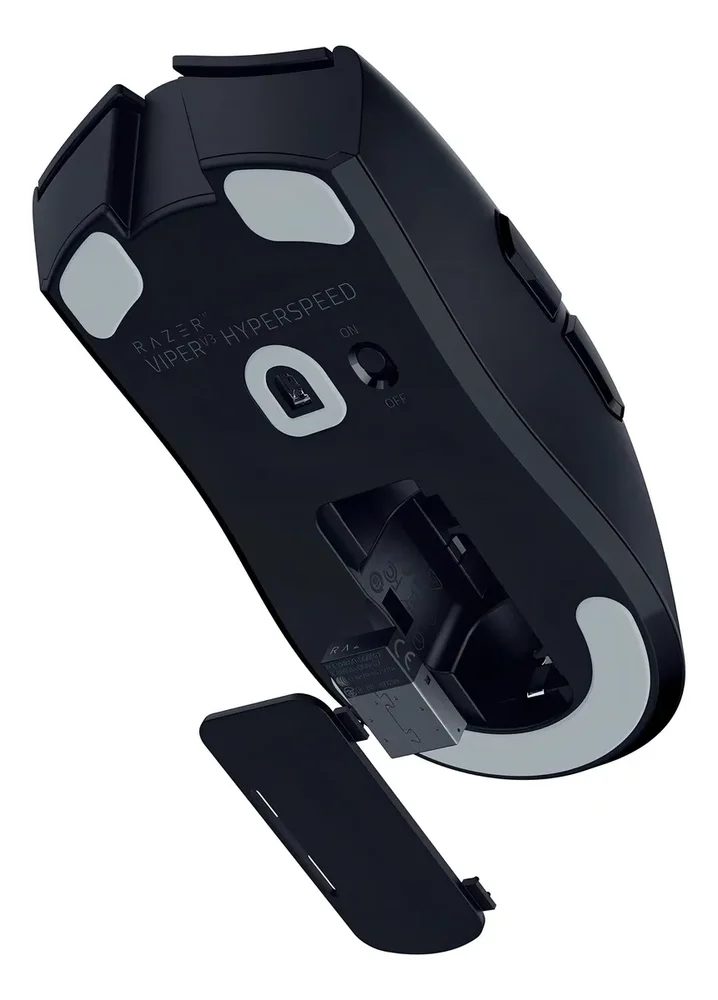 Mouse Gamer Razer Viper V3 Hyperspeed, 30.000 DPI, 280h de bateria, ultraleve, preto – RZ01-04910100-R3U1