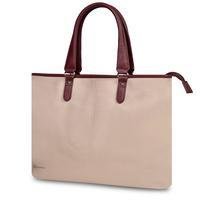 Bolsa para notebook 15.6” goldentec gt style bege conta com alça para transporte, conta também com pés feitos em aço e bolsos externos especificações 