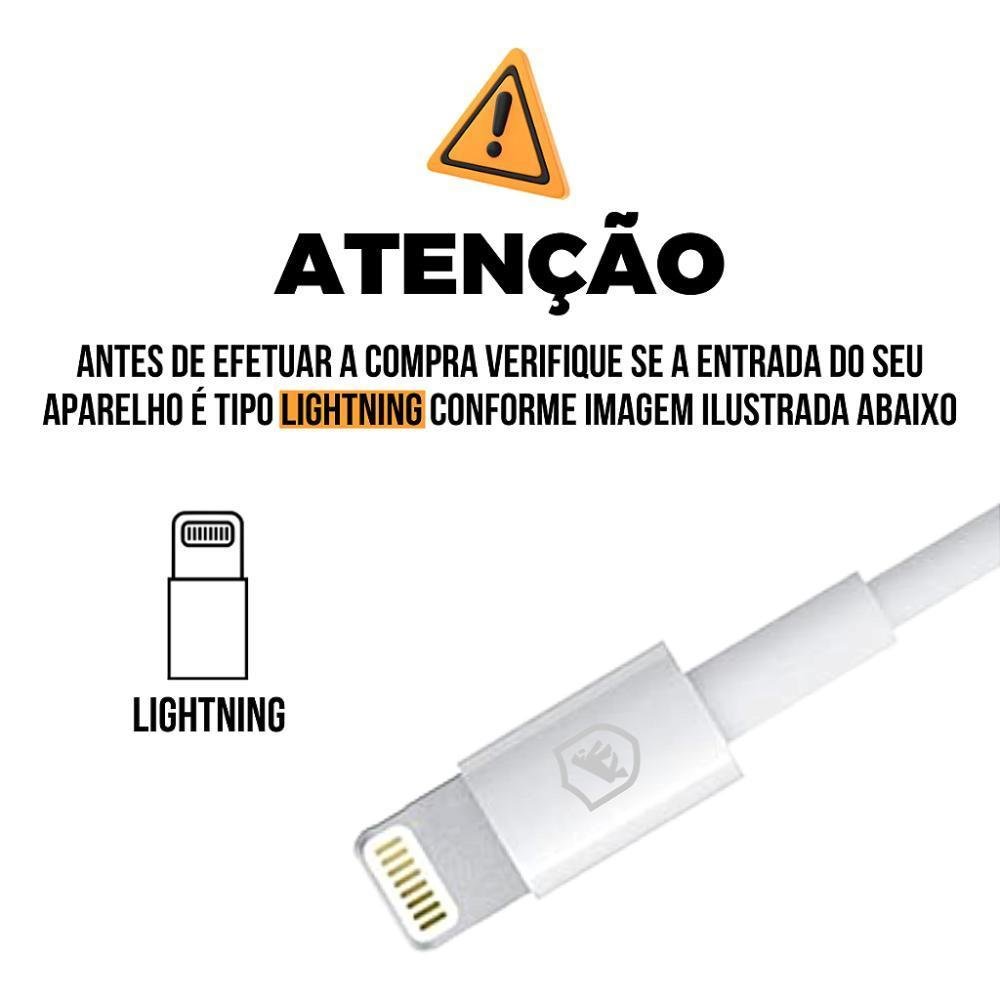 Imagem 5 de 5 do produto Cabo Raptor - Lightning / Tipo C - Preto - 1m - Gshield