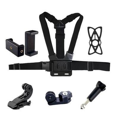 Kit De Fixação De Smartphone E Gopro No Peito