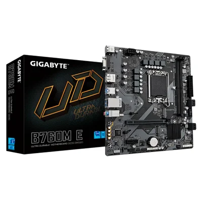 Placa Mãe Gigabyte B760m e Ultra Durable para Intel 1700, DDR5, Matx Rev. 1.0