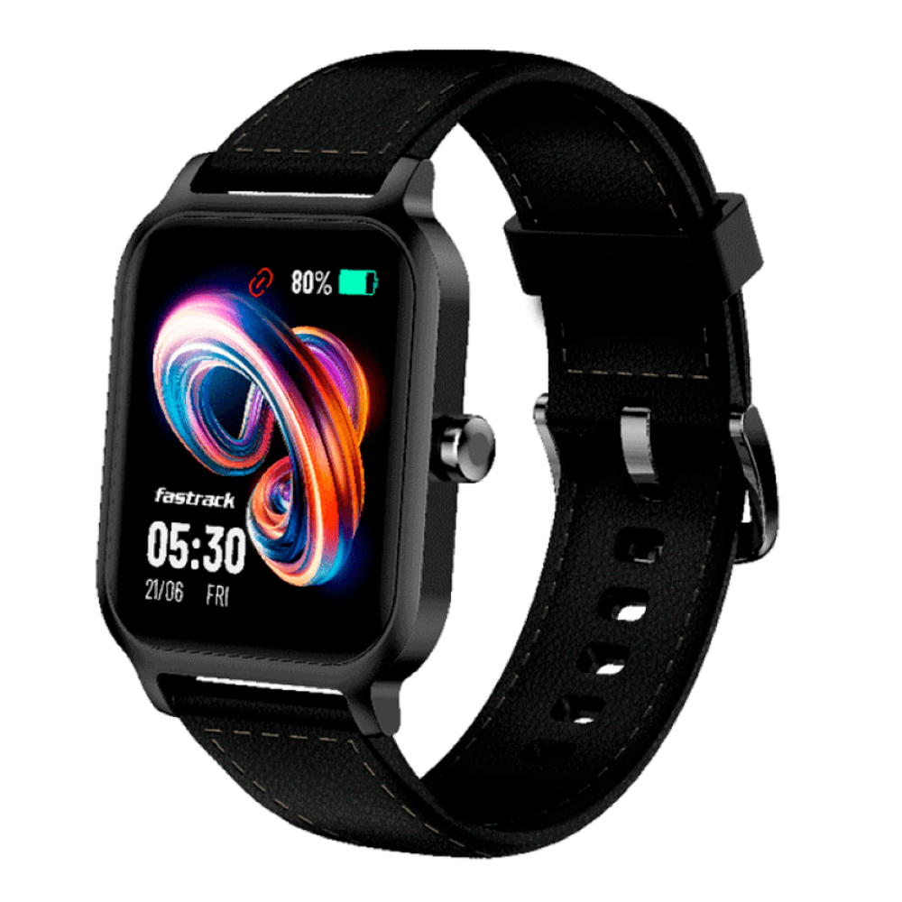 Smartwatch Level LVW-10, Tela TFT de 1.83", Compatível com, iOS, Android, Em Couro, Preta