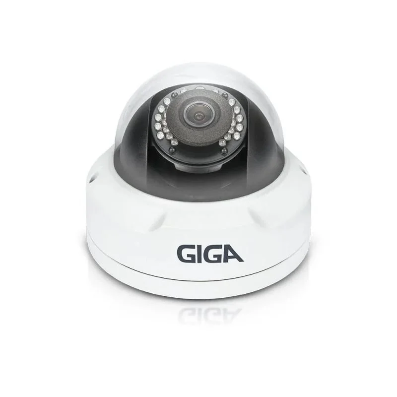 Câmera Giga Gs0119 Ip Prime Dome 4mp Ultra Wdr Ir 30m Ip66 4.0mp 1440p 2.8mm Metal