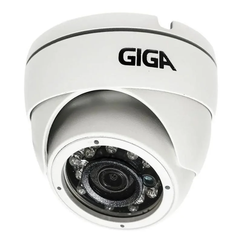 Camera Giga Gs0373 Ip Dome 5mp Ir 30m Ip66 Sony Starvis Poe Metal