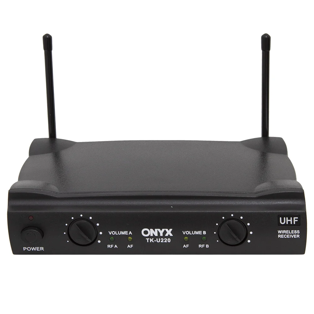 Imagem 2 de 5 do produto Microfone Sem Fio Duplo Tk U220 Uhf Onyx