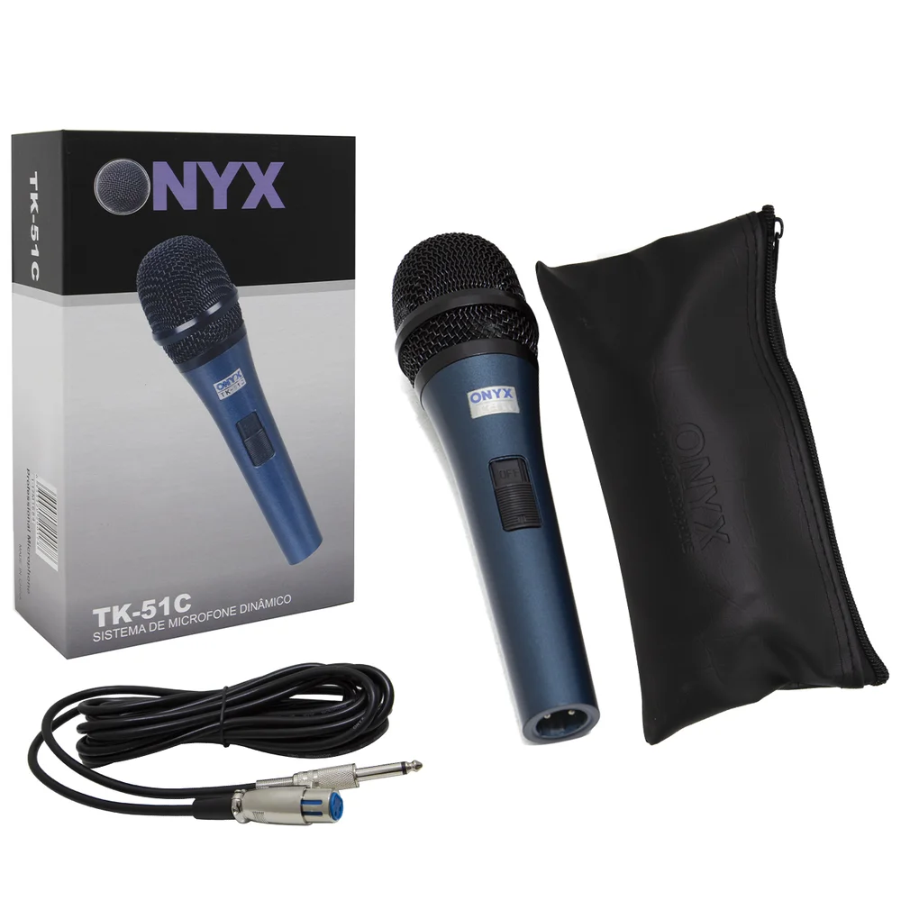 Imagem 4 de 5 do produto Microfone Dinâmico Com Fio Tk 51c Onyx