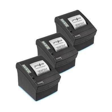 Kit Com 3 Impressora Térmica Elgin I8 Usb/ser/rede