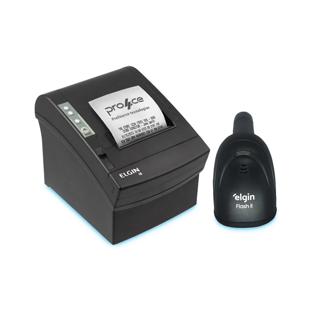 Kit Elgin Impressora I8 + Leitor Flash Ii