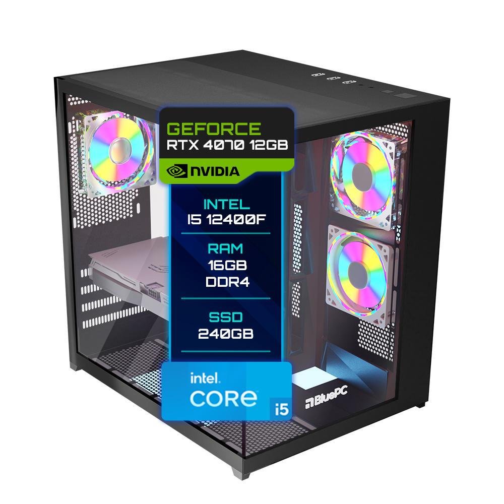 Pc Gamer Balão.info Intel Core I5 12400f (12ª Geração) 16gb Ddr4 Rtx 4070 12gb Ssd 240gb - Fonte 650w