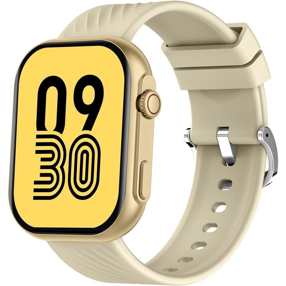 Smartwatch Peje Zw03 Tela AmoLED 2,13, Ip68, Bateria 250mah Prova D Água Relógio Inteligente Gold