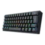 Teclado Mecânico Gamer Redragon Fizz Pro RGB Wireless Switch Azul Abnt2 - Preto