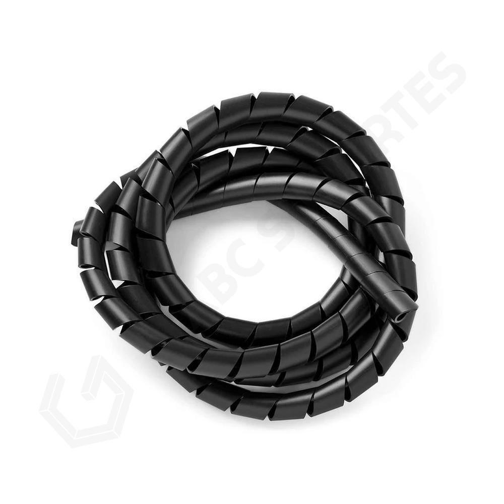 Imagem 3 de 3 do produto Organizador De Cabos Espiral 5/8" (16mm) X 2 Metros Preto