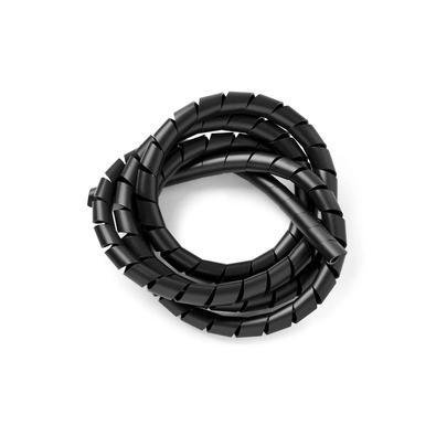 Organizador De Cabos Espiral 1/2" (12mm) X 2 Metros Preto