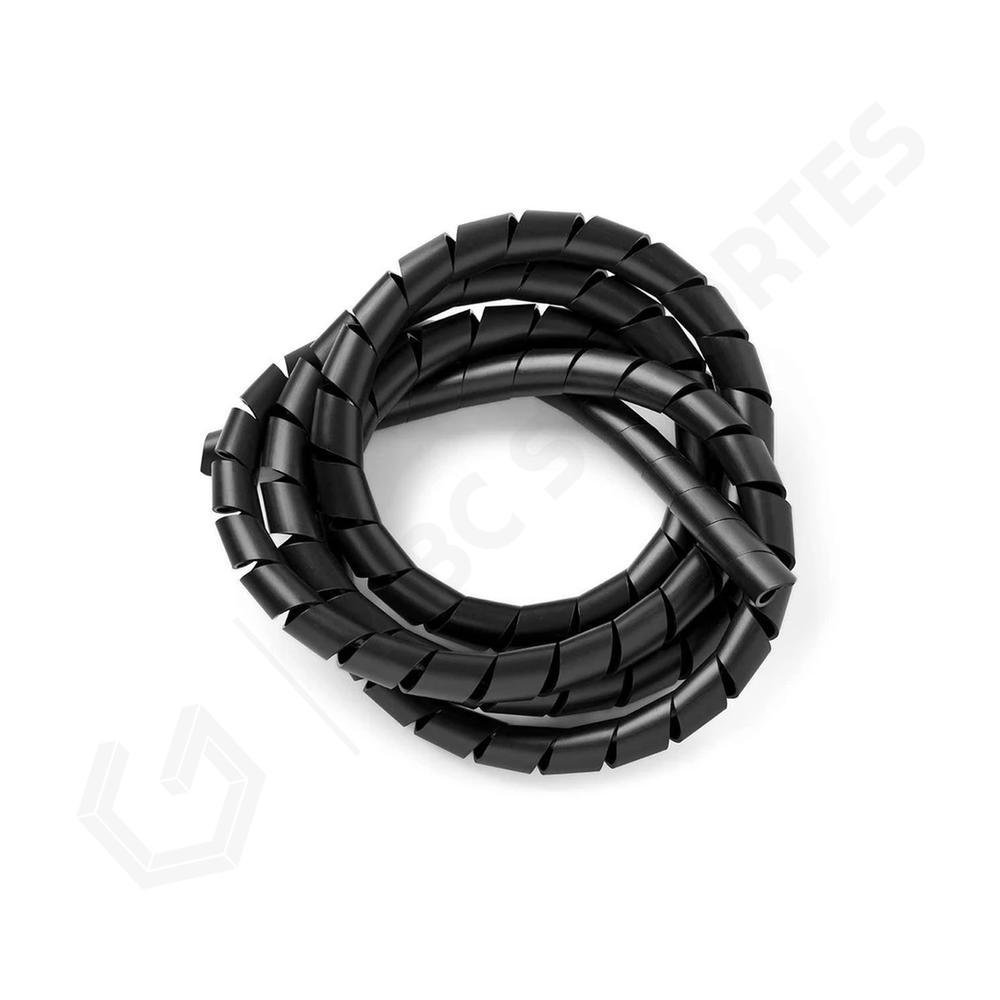 Imagem 3 de 3 do produto Organizador De Cabos Espiral 1/2" (12mm) X 2 Metros Preto