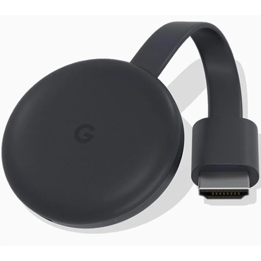 Chromecast 3 Google Full HD WiFi e HDMI KaBuM