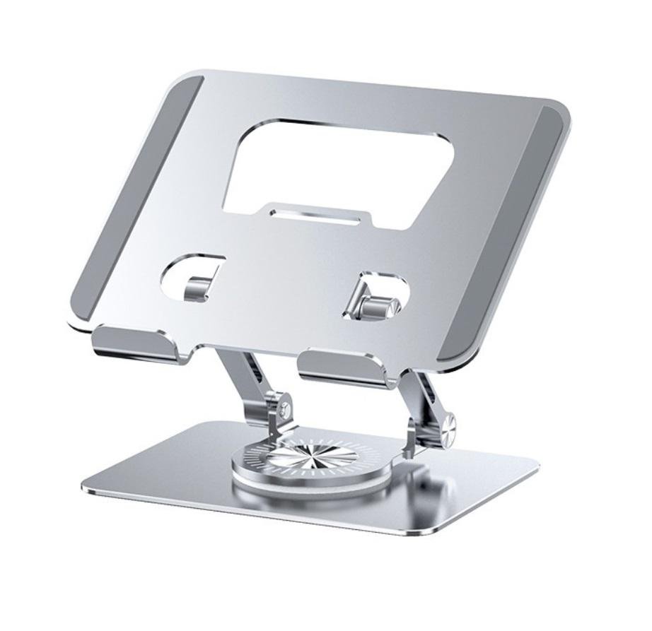 Suporte De Mesa Giratório 360° De Alumínio Para Tablet E Ipad