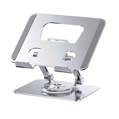 Suporte De Mesa Giratório 360° De Alumínio Para Tablet E Ipad
