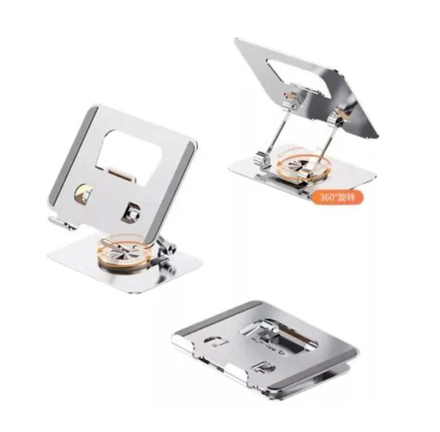Imagem 4 de 4 do produto Suporte De Mesa Giratório 360° De Alumínio Para Tablet E Ipad