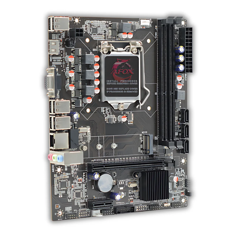 Placa Mãe Afox Ih61-ma5-v6, Chipset H61, Intel LGA  1155, mATX, DDR3. 5
