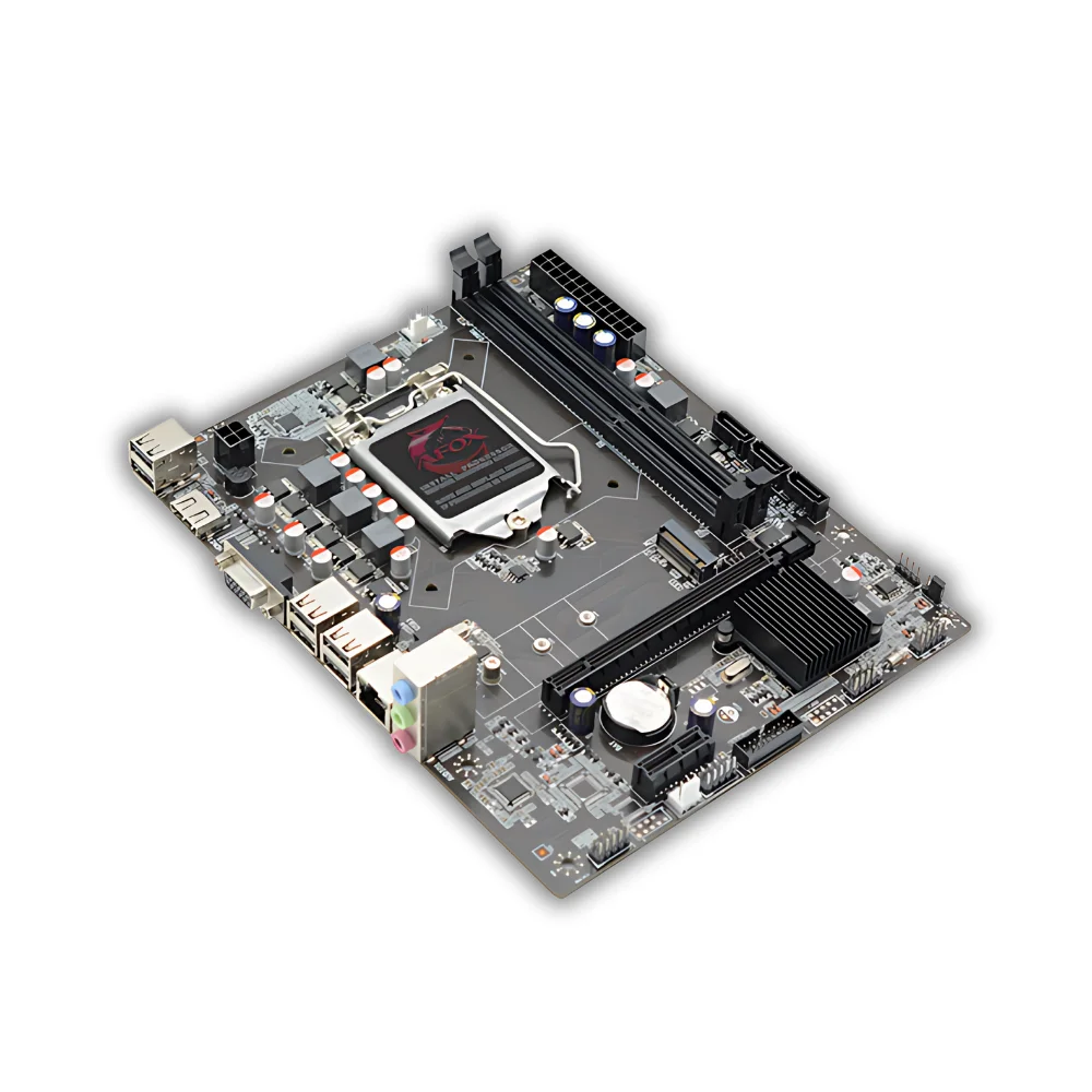 Placa Mãe Afox Ih61-ma5-v6, Chipset H61, Intel LGA  1155, mATX, DDR3. 6