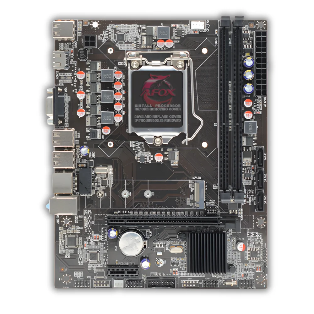 Placa Mãe Afox Ih61-ma5-v6, Chipset H61, Intel LGA  1155, mATX, DDR3. 7