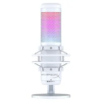 Microfone Hyperx Quadcast S RGB USB Branco KaBuM