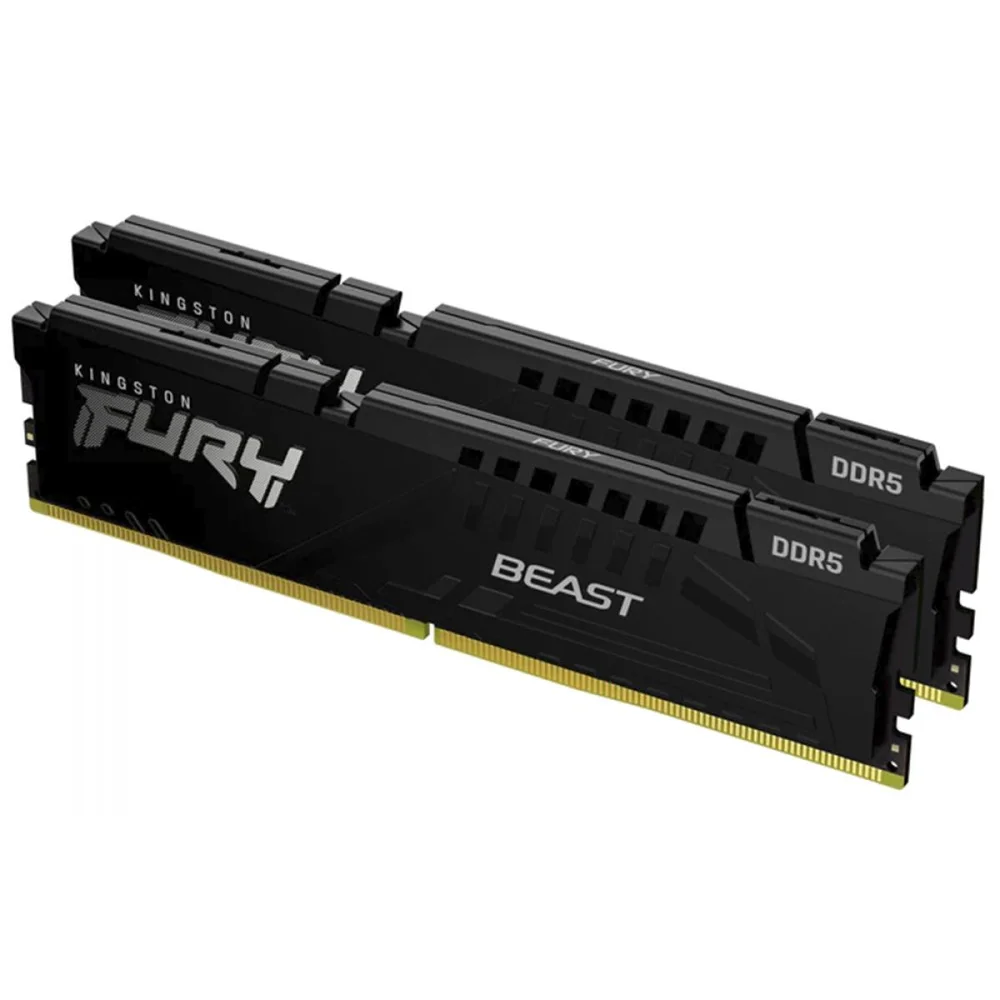 Memória Kingston Fury Beast Expo 16GB 2x8GB 6000mhz DDR5, Preto - Kf560c36bbek2-16