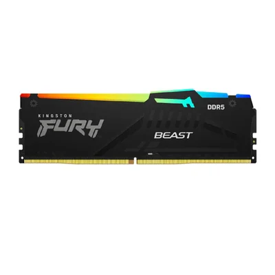 Memória Kingston Fury Beast RGB 16GB 5200mhz