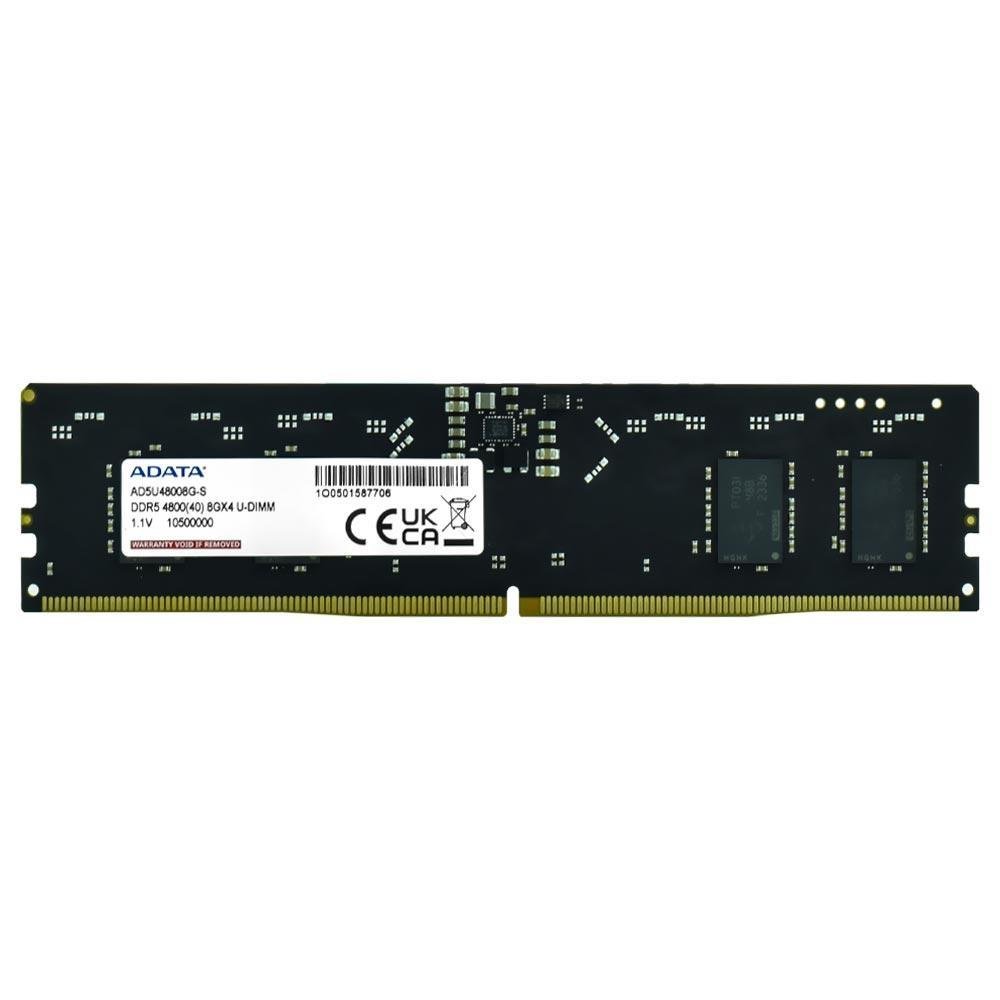 Memória Ram Adata, 8GB, 4800Mhz, DDR5 - Ad5u48008g-s