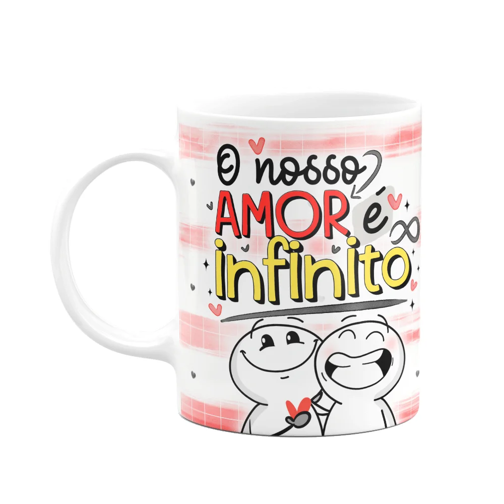 Caneca Funny Namorados - Nosso Amor É Infinito