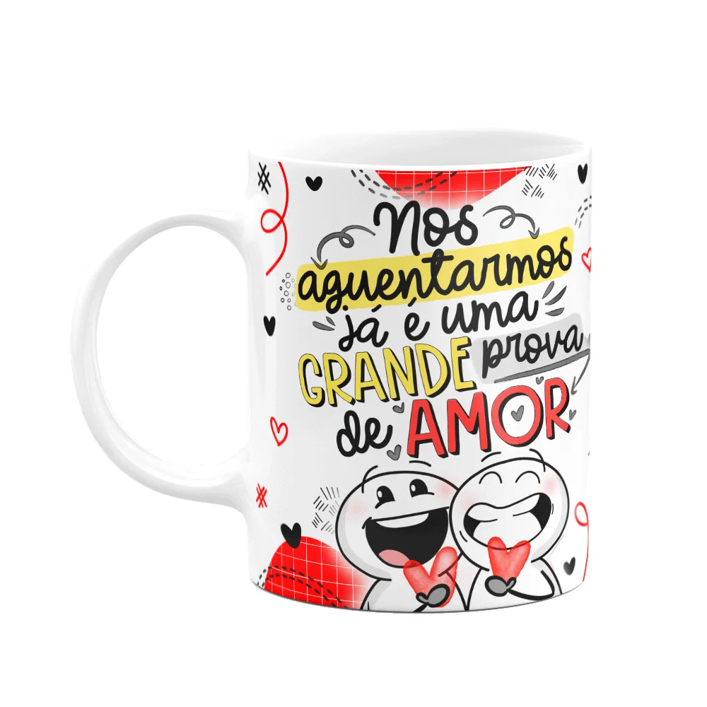 Caneca Funny Namorados - Nossa Grande Prova De Amor