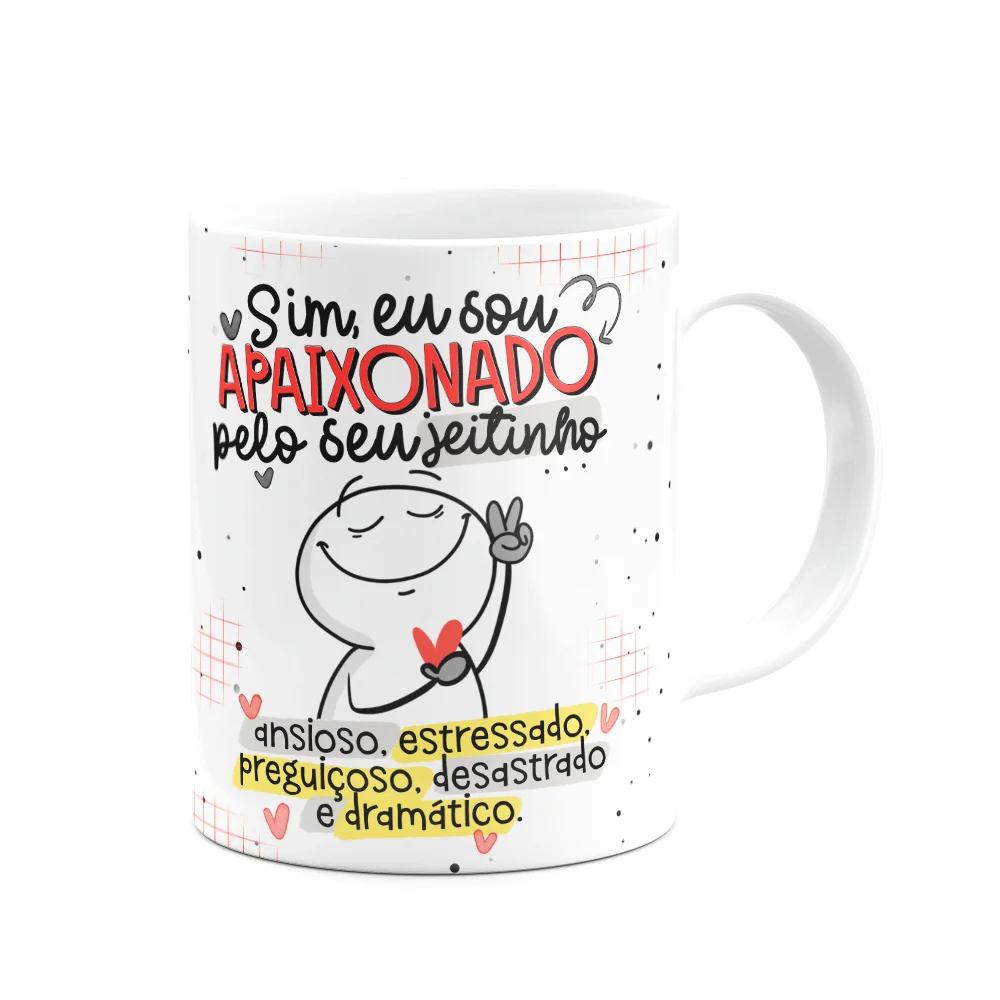 Imagem 3 de 3 do produto Caneca Funny Namorados - Sou Apaixonado Pelo Seu Jeitinho