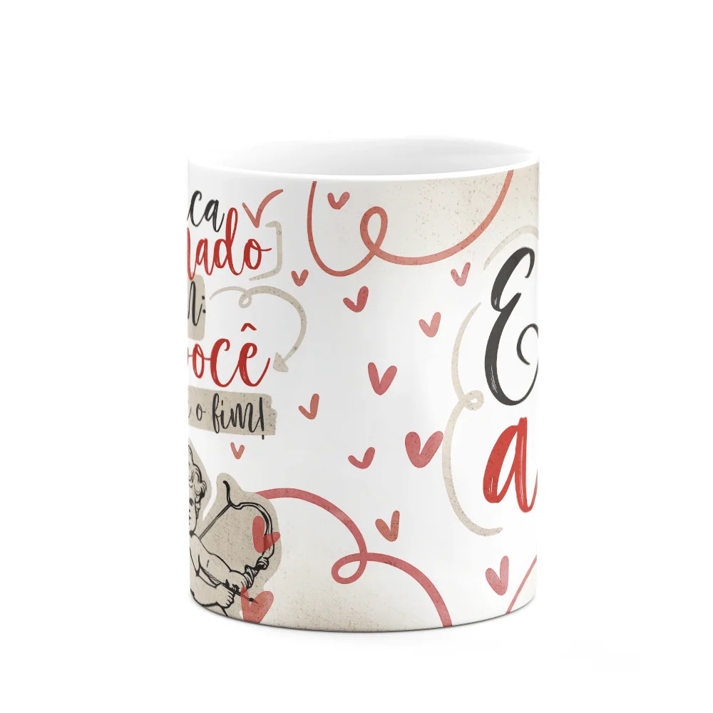 Imagem 2 de 3 do produto Caneca Namorados Cupid Love - Então Fica Combinado Assim
